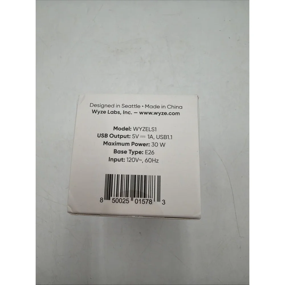 Wyze Lamp Socket Add On Unit Power Adapter for Wyze Cam E26